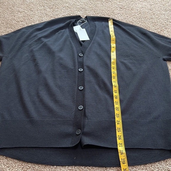 New! Cos medium wool front button cardigan. - Picture 5 of 7